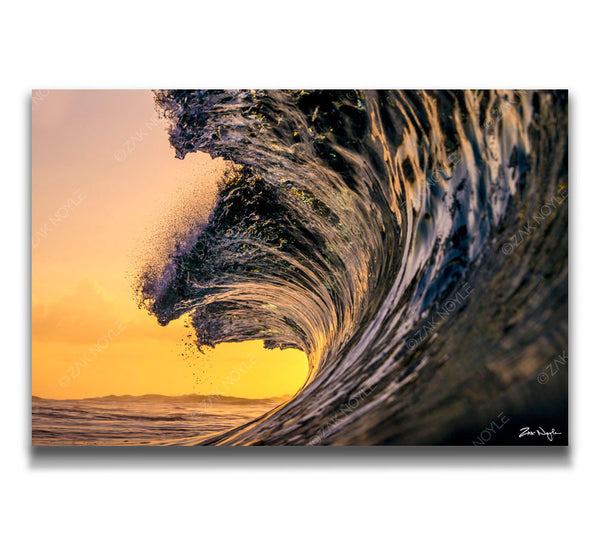 Ocean photography of a wave in Hawaii