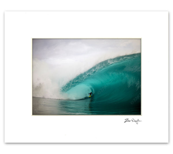 Wave art by Zak Noyle on cover on SURFER magazine