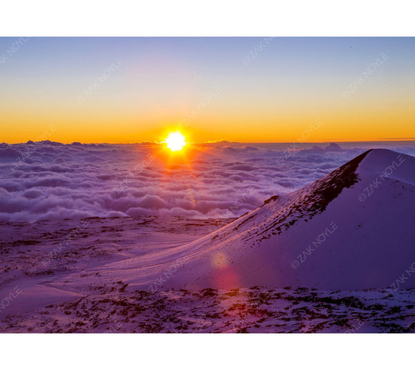 Sunrise over Maunakea photo by Zak Noyle