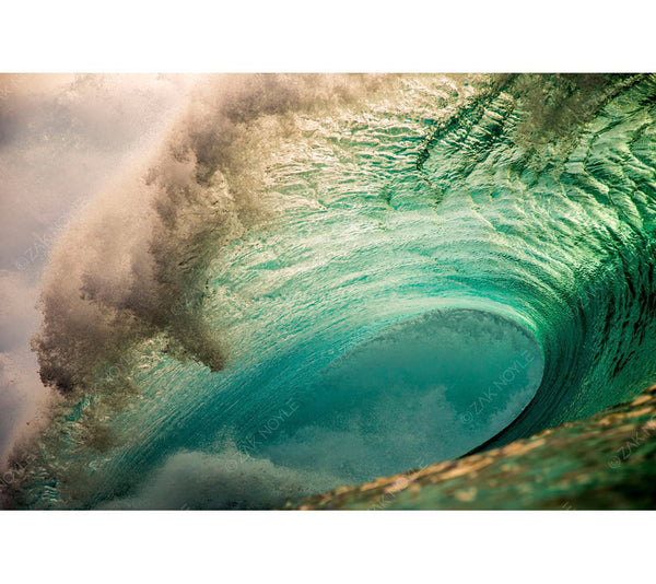 Ocean photography of Pipeline from in the water
