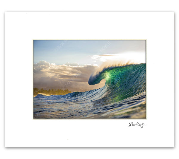 Perfect Pipeline Wave Art Print