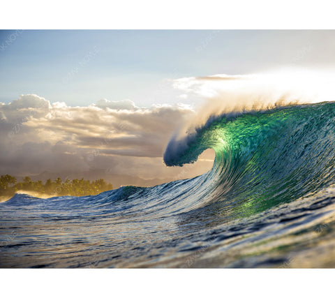 Perfect Barrel at Pipeline by Zak Noyle