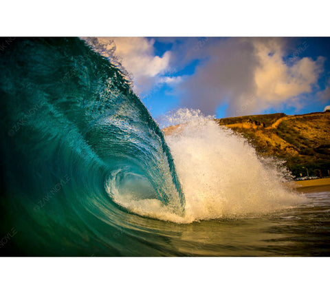 Photo of the shorebreak at Sandy's Beach on Oahu