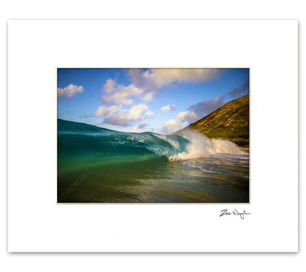Wave photography from the south shore of Oahu